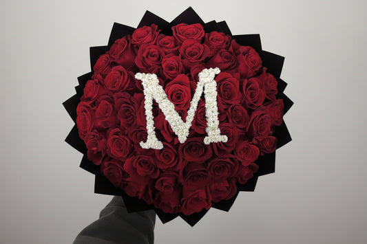 Love Letter Bouquet (50 Roses)